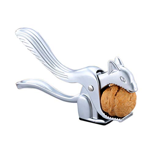 Eichhörnchen Form Nussknacker, Edelstahl Nußknacker Walnüsse Haselnuss Zinkdruckguss Walnussknacker Haselnussknacker Gabeln Profesioneller Nutcracker Geeignet Nüsse oder Schalentiere - Silber, 1 Stück von chivalrylist