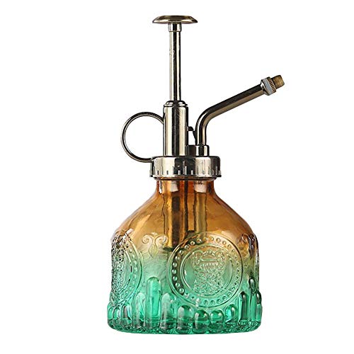 Glasgießkanne Retro Glassprühflasche Pflanze Flower Gießkanne Vintage Pumpkin Style Glas Sprühflasche Zum Gießen Kleiner Pflanzen Im Haus Oder Büro von chlius