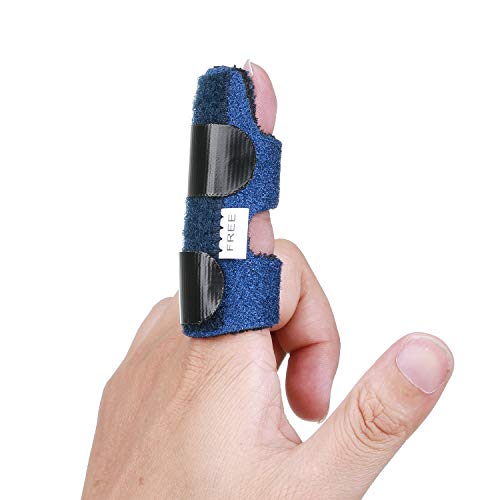 Fingerorthese Verstellbar Finger-Schiene für Finger Frakturen Brace,Finger Splint für Tendon Release Fixierung Der Finger,Fingerschiene mit Aluminium Unterstützung für Schmerzlinderung Beheben von cholinchin