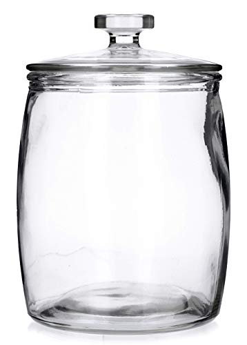 chomik Gurkenglas, Einmachglas, Einmachgläser, Einweckglas aus Glas mit Deckel 2,25L/5L/8L/10L (5L) von chomik