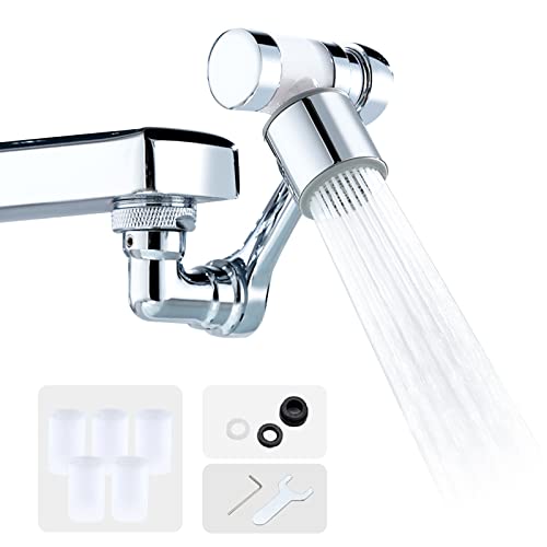 Wasserhahn Verlängerung mit Perlatoren,1080 Grad Drehbarer Multifunktionaler Verlängerungshahn,Schwenkbarer Wasserhahn Aufsatz 2-Strahlen,Wasserhahn Entkalker Aufsatz mit Filtern Für Küche/Bad Wasserhahn Verlängerung mit Perlatoren,1080 Grad Drehbarer Multifunktionaler Verlängerungshahn,Schwenkbarer Wasserhahn Aufsatz 2-Strahlen,Wasserhahn Entkalker Aufsatz mit Filtern Für Küche/Bad von chongcin