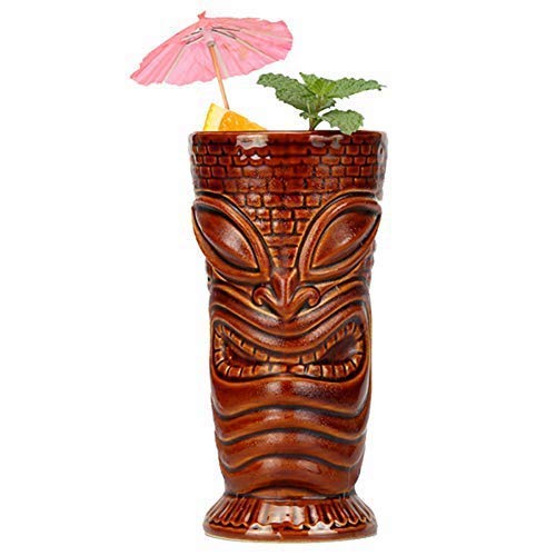 Tiki Tiki Tasse, Keramik, hawaiianische Cocktailgläser, 550 ml von chongjian