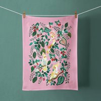 Kakatiel Vögel | Geschirrtuch von christinedecarvalho