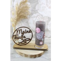 Kerzenteller "Meine Taufe" Für Taufkerzen 2415 von christkerzen
