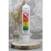 Kommunionkerze Jette Junge Oder Mädchen Mit Name Und Datum, Individuell Handverziert 1099 Kommunionkerze Jette Junge Oder Mädchen Mit Name Und Datum, Individuell Handverziert 1099 von christkerzen