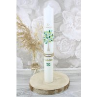 Kommunionkerze Piet Junge Oder Mädchen Mit Name Und Datum, Individuell Handverziert 2306 Kommunionkerze Piet Junge Oder Mädchen Mit Name Und Datum, Individuell Handverziert 2306 von christkerzen