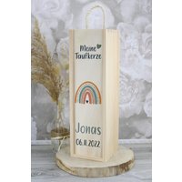 Personalisierte Kerzenbox Regenbogen Bunt Für Deine Taufkerze 1664 Personalisierte Kerzenbox Regenbogen Bunt Für Deine Taufkerze 1664 von christkerzen