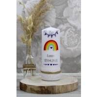 Taufkerze Lasse Junge Oder Mädchen Mit Name Und Datum, Individuell Handverziert 1094 Taufkerze Lasse Junge Oder Mädchen Mit Name Und Datum, Individuell Handverziert 1094 von christkerzen