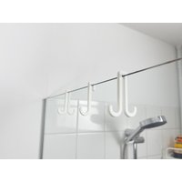 Handtuchhalter Haken Rund Für Glastrennwand Der Duschkabine Im Badezimmer. Für Vers. Glasstärken | 8 Mm Regulär, Weiter Größen Möglich von chroposhop