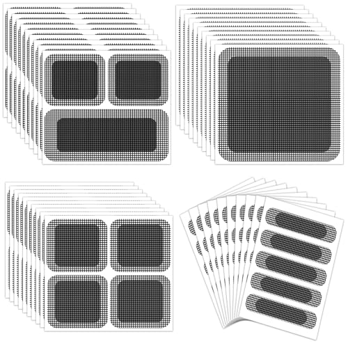 130 Stück Fliegennetz Reparatur set, Fliegengitter Insektennetz Reparatur Netz, 4 Größen Fliegengitter Reparatur Klebeband für Fliegennetz, Insektengitter 130 Stück Fliegennetz Reparatur set, Fliegengitter Insektennetz Reparatur Netz, 4 Größen Fliegengitter Reparatur Klebeband für Fliegennetz, Insektengitter von chuanhylis