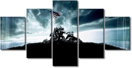 chyongshan-Leinwand Wandkunst Dekoration Druck Poster Foto 5 Stück Moderne LeinwandFlaggeWohnzimmer und Schlafzimmer Heimdekoration Geschenke Malerei Kunst Foto60 x40 von chyongshan