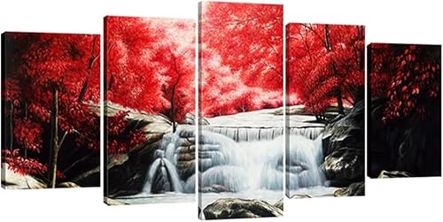 chyongshan-Leinwand Wandkunst Dekoration Druck Poster Foto 5 Stück Moderne LeinwandMeerblickWohnzimmer und Schlafzimmer Heimdekoration Geschenke Malerei Kunst Foto60 x40 von chyongshan