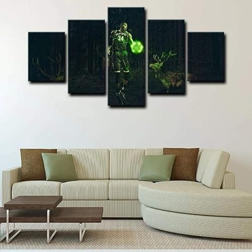 chyongshan Leinwand Wandmalerei Kunst 5 Platten Moderne Kunst Malerei Poster Wohnzimmer Schlafzimmer Heimdekoration HD Druck Kreatives Geschenk Foto Wanddekoration hängen 150cmx80cm Rahmen chyongshan Leinwand Wandmalerei Kunst 5 Platten Moderne Kunst Malerei Poster Wohnzimmer Schlafzimmer Heimdekoration HD Druck Kreatives Geschenk Foto Wanddekoration hängen 150cmx80cm Rahmen von chyongshan