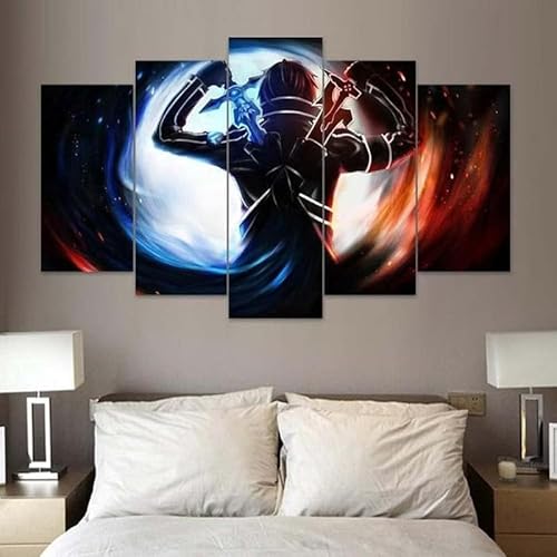 chyongshan- Wandkunst Poster Bild 5 moderne Microspray Malerei hochauflösende Druckkunst gestreckte Leinwand Wanddekoration Kunstwerk für Jungen Schlafzimmer Wohnzimmer geeignet 150 cm x 80cm Rahmen chyongshan- Wandkunst Poster Bild 5 moderne Microspray Malerei hochauflösende Druckkunst gestreckte Leinwand Wanddekoration Kunstwerk für Jungen Schlafzimmer Wohnzimmer geeignet 150 cm x 80cm Rahmen von chyongshan