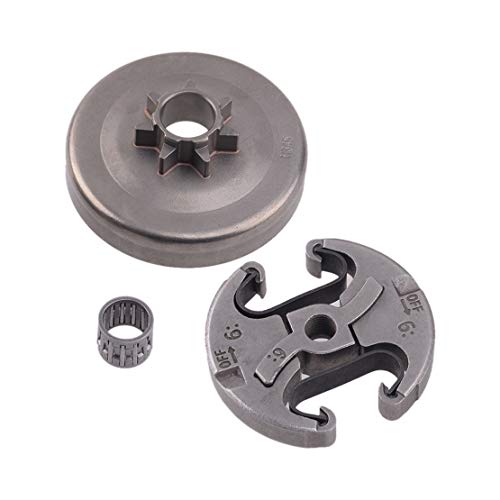 ciciTree 3 Stück H345 7 Zahnkranz-Kupplungs-Trommelkettenrad-Lagersatz Passend für Jonsered 2141 2145 CS2145 CS2147 CS2150 ciciTree 3 Stück H345 7 Zahnkranz-Kupplungs-Trommelkettenrad-Lagersatz Passend für Jonsered 2141 2145 CS2145 CS2147 CS2150 von ciciTree