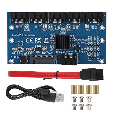 Adapterkonverter, SATA-Adapterkonverter, automatische Beschleunigung 1 bis 5 Festplattenadapter für WIN7 WINXP von ciciglow