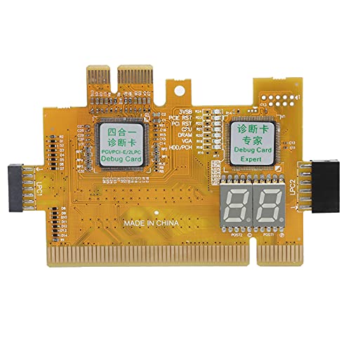 Desktop-Diagnosetestkarte,PCI PCI-E 2LPC 4-in-1-Multifunktions-Analysator-Motherboard 2-Bit-Debug-Post-Test-Kit Debug-Karte mit LED-Anzeige Unterstützt Alle PCI-Steckplätze Desktop-Diagnosetestkarte,PCI PCI-E 2LPC 4-in-1-Multifunktions-Analysator-Motherboard 2-Bit-Debug-Post-Test-Kit Debug-Karte mit LED-Anzeige Unterstützt Alle PCI-Steckplätze von ciciglow