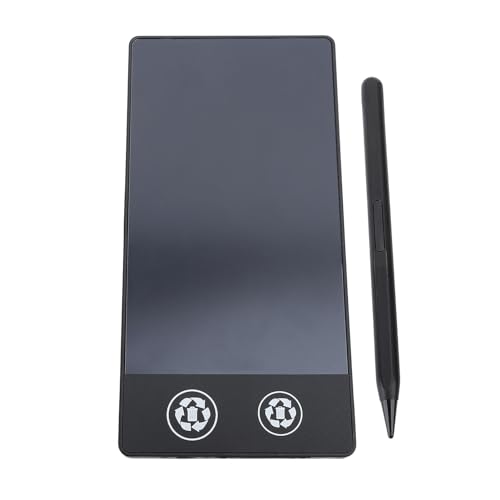 Elektronisches Zeichentablett, Rahmenloses, Wiederverwendbares 6,5-Zoll-LCD-Schreibtablett ohne Blockierung für für das Büro (Black) von ciciglow