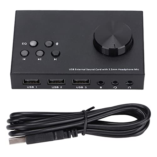 Externe USB-Soundkarte, USB-Soundadapter 3,5-mm-Schnittstelle Multi-Mode-Design Multiple EQ-Soundkonvertierung Audioadapter für Wind/OS X-Systeme Externe USB-Soundkarte, USB-Soundadapter 3,5-mm-Schnittstelle Multi-Mode-Design Multiple EQ-Soundkonvertierung Audioadapter für Wind/OS X-Systeme von ciciglow