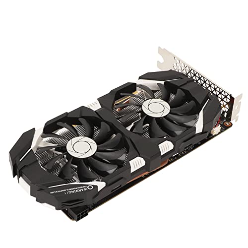 GTX1060 6 GB GDDR5 192-Bit-Gaming-Grafikkarte, 4K HDR 8008 MHz Speicherfrequenz-Computergrafikkarte, GPU-Grafikkarte mit Zwei Lüftern(6 GB) von ciciglow
