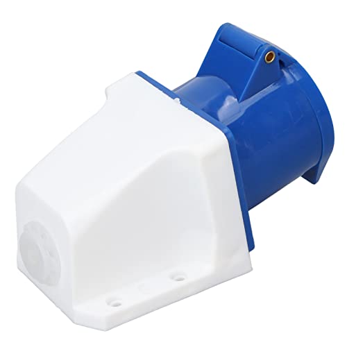 Industriestecker, 3-polige 16A/32A CEE-Buchse IP44 Wasserdicht Verhindert Alterung Industriesteckverbinder für die Industrie Landwirtschaft 220‑380 V(32A) von ciciglow