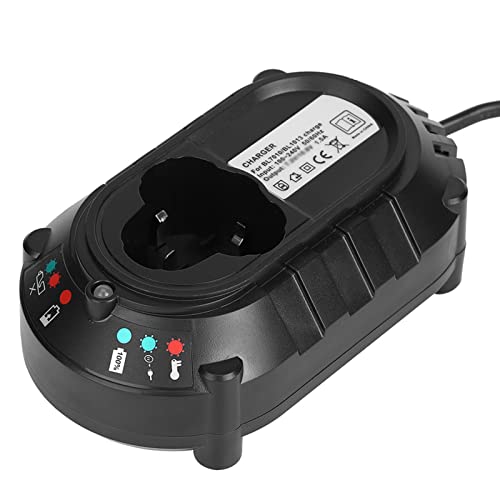 Lithium-Ionen-Akkuladegerät, Ersatz-Schnellladegerät Lithium-Akku-Ladestation für 10,8V-12V DC 1,5A BL1013 BL7010(EU-Stecker) von ciciglow