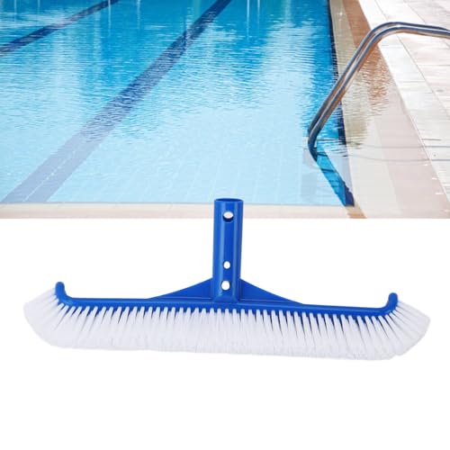 Pool-Bürstenkopf, Pool-Bürste Zum Reinigen von Pool-Wänden, Gebogene Enden, Hocheffiziente Pool-Scheuerbürste, Pool-Bürste mit Nylonborsten von ciciglow