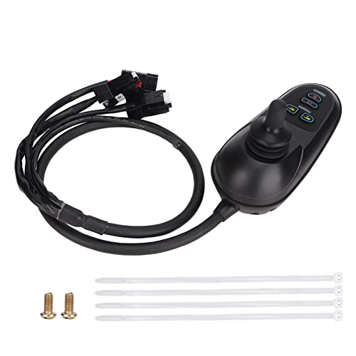 Rollstuhl-Joystick-Controller, DC 24 V Universal-Elektro-Rollstuhl-Joystick-Controller IPX5 Wasserdichtes Zubehör für Rollstühle mit Freier Rotation Hohe Empfindlichkeit Rollstuhl-Joystick-Controller, DC 24 V Universal-Elektro-Rollstuhl-Joystick-Controller IPX5 Wasserdichtes Zubehör für Rollstühle mit Freier Rotation Hohe Empfindlichkeit von ciciglow