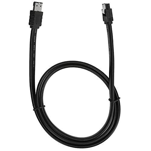 SATA-Kabel, 1m PVC-Datenkabel-Adapter mit ESATA-Schnittstelle, Serial ATA-Kabel mit SATAII-Schnittstelle Passend für Externe Festplatte von ciciglow