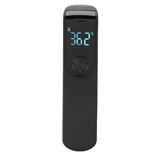 Stirnthermometer, Berührungsloses Digitales Infrarot-Thermometer mit Sofortablesung, Fieberalarm, Einfach für Kleinkinder, Zuhause, Drinnen, Draußen(Schwarz) von ciciglow