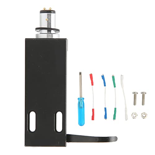 Tonabnehmer-Headshell, Aluminiumlegierung Aluminiumlegierung Phono-Headshell-Kit Professionelles DJ-Audio-Equipment und Zubehör Phonograph-Plattenspieler-Headshell für die Meisten Arten von Phonograph von ciciglow