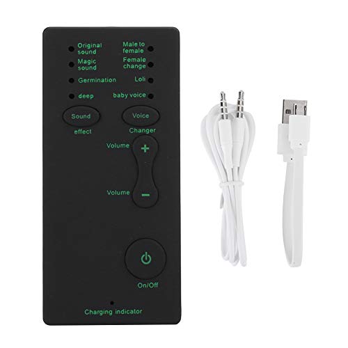 Tragbare Soundkarte für Sprachwechsler 7 Verschiedene Sprachmodifikatoren für / /Switch/Computer/Laptop//Laptop/Android/ oder alle Smartphones von ciciglow