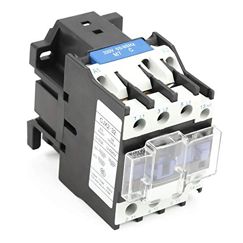 Wechselstromschütz, CJX2-3210 220V 32A Industrielles elektrisches Wechselstromschütz Hochempfindliches Haushaltsschütz für Strom-, Verteilungs- und Energieanwendungen von ciciglow