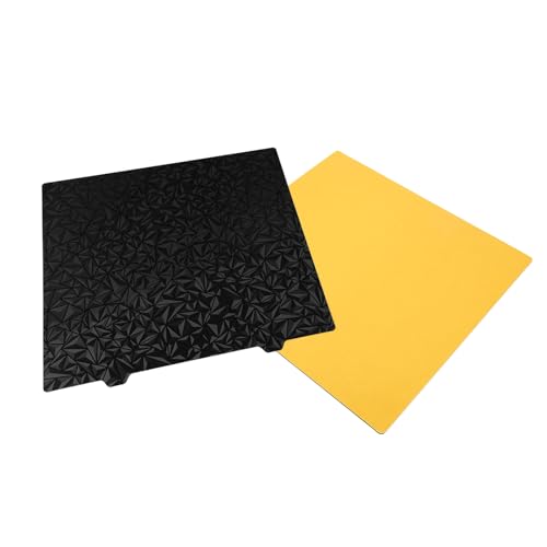 ciciglow 3D-Drucker-Bauplatte, Glatte PET + Mattierte PEI-doppelseitige Beschichtung, Flexible Stahlplatte für TAZ für Workhorse, für TAZ 3/4/5/6/Pro, für Ender (Stahlplatte und 1,2 mm von ciciglow