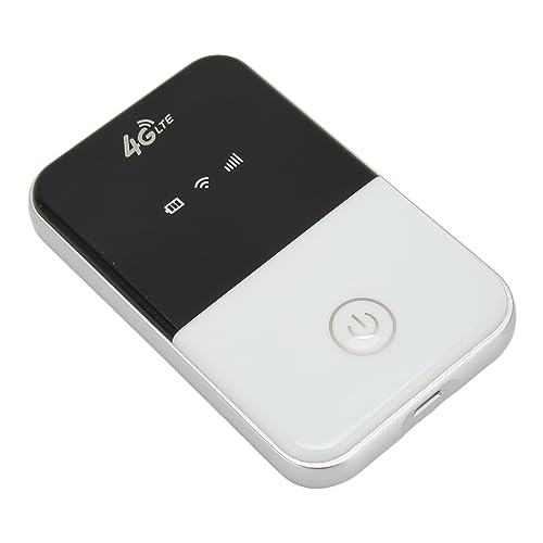 ciciglow 4G LTE Mobiler WLAN-Hotspot, Intelligente Anzeige, Unterstützt 8 Benutzer, Kabelloser 4G-Router mit Micro-SIM-Kartensteckplatz (Europa-Version (B1.B3.B7.B8.B20.B38.B40.B41)) von ciciglow