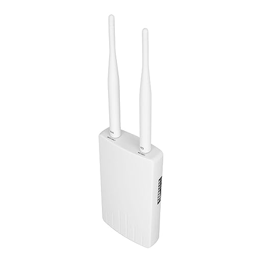 ciciglow 4G-LTE-WLAN-Router 150 Mbit/s, Wasserdichter Mobiler Router mit 2 Abnehmbaren Antennen, Hochgeschwindigkeitsübertragung, Kompatibles Band – Internet Shared Service, (EU-Stecker) von ciciglow