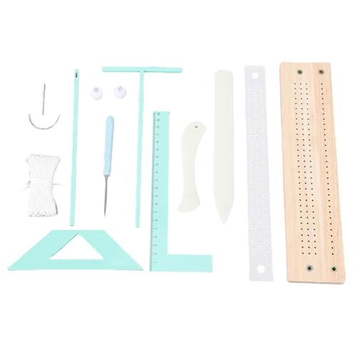 ciciglow 9PCS Bookbinding Supplies Kit, Multifunktional DIY -Buchbindungswerkzeug, Bookbinding Scrapbooking -Tool für Handgefertigte Zeitschriften, Diary Mini Album von ciciglow
