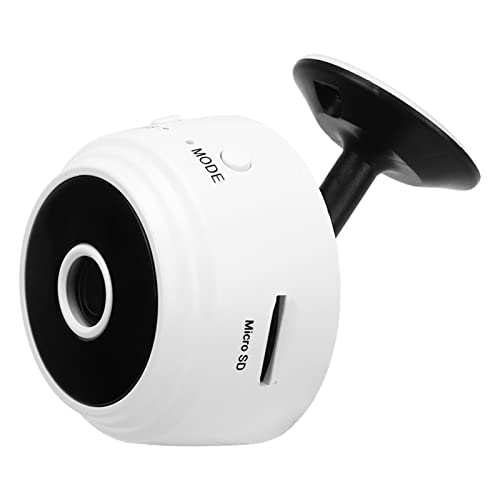 ciciglow A9 WiFi-Kamera für den Innenbereich, 1080P HD Magnetische Haustier-Hundekamera, Kabellose Babykamera, Kamera, Kabellose Überwachungskamera (Weiss) von ciciglow