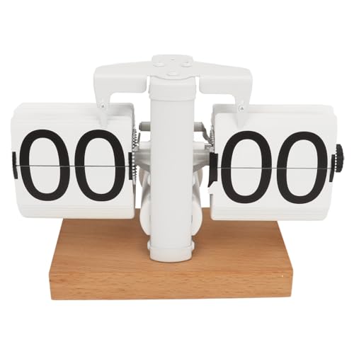 ciciglow Automatische Flip-Digitaluhr, Retro-mechanische Flip-Uhr, Digitale Flip-Down-Uhr, Schreibtischuhr für Zuhause, Wohnzimmer, 24 Stunden von ciciglow