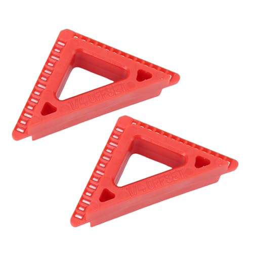 ciciglow Benutzerfreundliche Türgehäuse Aufdecken Gage Genauige Kunststoffverkleidung Enthüllung Markierungswerkzeug für Holzbearbeitung 1.Material: Kunststoff von ciciglow