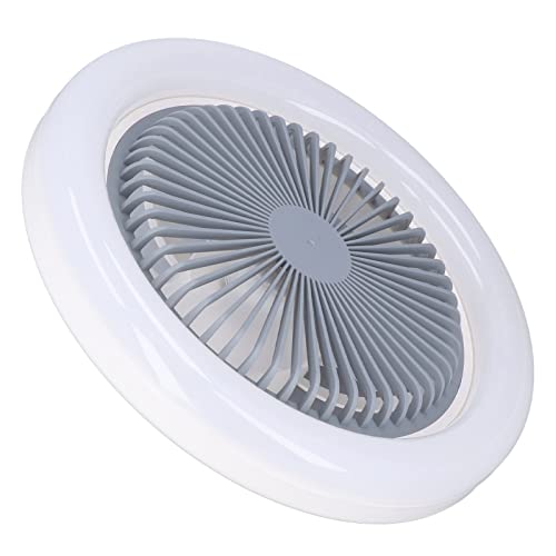 Deckenventilator ohne Flügel, Deckenventilator für kleine Räume mit Licht unsichtbaren Flügeln LED 30W für Zuhause Schwarz von ciciglow