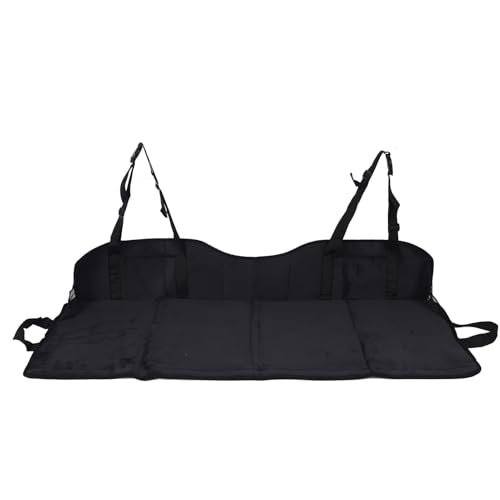 ciciglow Faltbarer Autokehfsitze Extender, Soft & Comfort Klappende Auto Bettmatratze Glattere Berührung, Tragbare Rücksitzmatttres -Verlängerungsplatte für die Reise (Black) von ciciglow