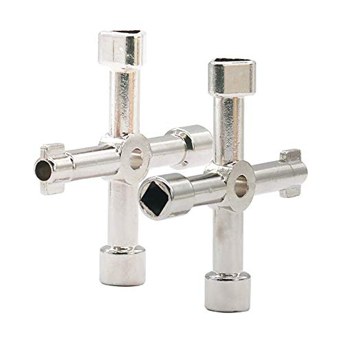 ciciglow Feiner Verarbeitung Kreuzschlüsselschlüssel, Easy Carry Tool für Toolbox -Türen, Hängen Sie den Schlüsselring Fest (Wie gezeigt #86) von ciciglow