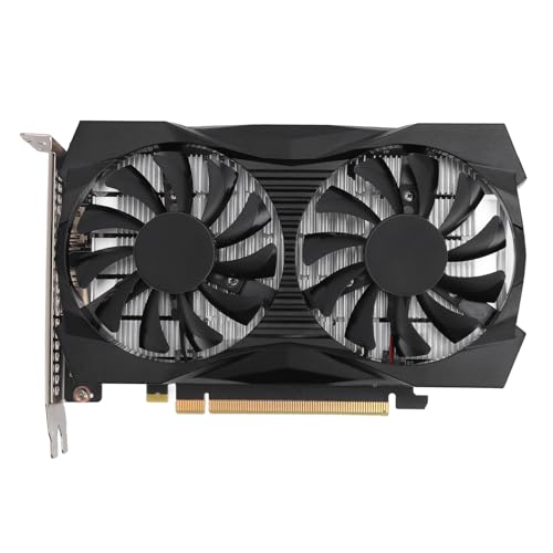 ciciglow GTX1650 PCI E-Grafikkarte, 4 GB GDDR5 128BIT PCI Express 2.0 16X Desktop-Computer-Gaming-Grafikkarte Dual Cooling Fan I/O-Schnittstelle, GPU-Grafikkarte von ciciglow