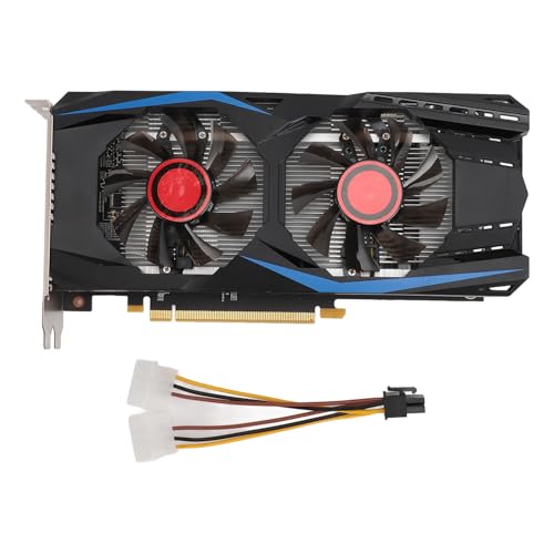 ciciglow GTX950 PCI E-Grafikkarte, 2 GB GDDR5 128 BIT PCI Express 2.0 16X Desktop-Computer-Gaming-Grafikkarte Dualer Lüfter, Unterstützt HDMI-VGA-DVI-Anschluss, GPU-Grafikkarte ciciglow GTX950 PCI E-Grafikkarte, 2 GB GDDR5 128 BIT PCI Express 2.0 16X Desktop-Computer-Gaming-Grafikkarte Dualer Lüfter, Unterstützt HDMI-VGA-DVI-Anschluss, GPU-Grafikkarte von ciciglow