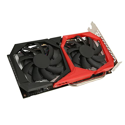 ciciglow Gaming-Grafikkarte, RTX2060 6G GDDR6 192Bit 14000MHz Computer-Grafikkarte (1 X HDMI, 1 X DVI, 1 X DisplayPort), PCI Express 3.0 X16, Doppellüfter, Auflösung 7680 X 4320 von ciciglow