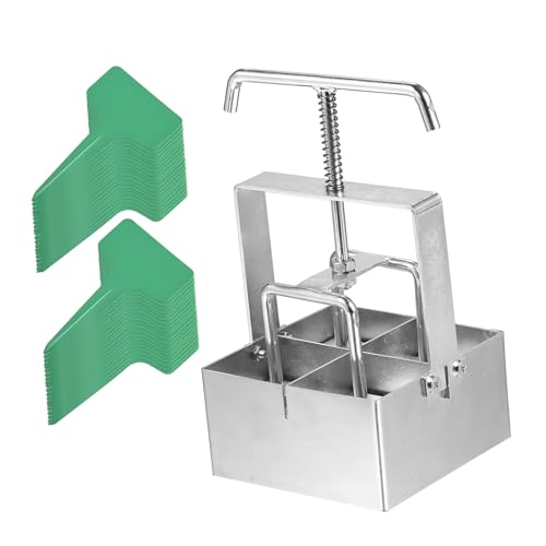 ciciglow Handheld 2-Zoll-Bodenblockhersteller mit Komfortgriffe Zum Anbau von Sämlingen und, Hochwertiger Bloßes Blockierwerkzeug für Gärten, Gewächshäuser mit Verzinktem Stahl, Gärten, ciciglow Handheld 2-Zoll-Bodenblockhersteller mit Komfortgriffe Zum Anbau von Sämlingen und, Hochwertiger Bloßes Blockierwerkzeug für Gärten, Gewächshäuser mit Verzinktem Stahl, Gärten, von ciciglow