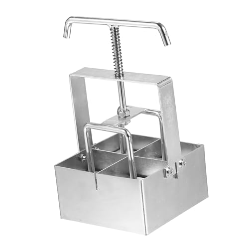 ciciglow Handheld 2-Zoll-Bodenblockhersteller mit Komfortgriffe Zum Anbau von Sämlingen und, Hochwertiger Bloßes Blockierwerkzeug für Gärten, Gewächshäuser mit Verzinktem Stahl, Gärten, ciciglow Handheld 2-Zoll-Bodenblockhersteller mit Komfortgriffe Zum Anbau von Sämlingen und, Hochwertiger Bloßes Blockierwerkzeug für Gärten, Gewächshäuser mit Verzinktem Stahl, Gärten, von ciciglow