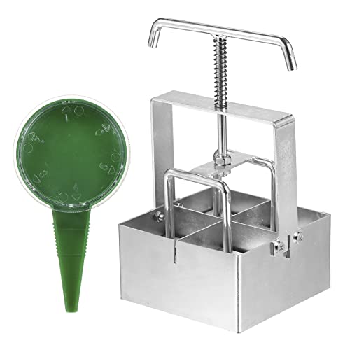 ciciglow Handheld 2-Zoll-Bodenblockhersteller mit Komfortgriffe Zum Anbau von Sämlingen und, Hochwertiger Bloßes Blockierwerkzeug für Gärten, Gewächshäuser mit Verzinktem Stahl, Gärten, ciciglow Handheld 2-Zoll-Bodenblockhersteller mit Komfortgriffe Zum Anbau von Sämlingen und, Hochwertiger Bloßes Blockierwerkzeug für Gärten, Gewächshäuser mit Verzinktem Stahl, Gärten, von ciciglow