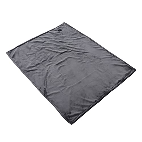 ciciglow Heizdecke, 100 x 80 cm Flanell Heizdecke mit Abschaltautomatik, 35-50℃ elektrische Heizdecke mit 3 Temperaturstufen für kaltes Winter-Schlafzimmer-Büro-Geschenk von ciciglow